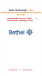 Mobile Screenshot of bethel-historisch.de